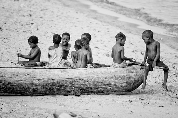 Kids on a Canoe | Lake Malawi | Malawi